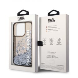 Karl Lagerfeld futrola za iPhone 14 pro max LIQ. glitter elong black ( KLHCP14XLCKVK ) - Img 4