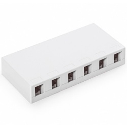 Keline Nazidna utičnica 6xRJ45 prazna ( Ke-smb06-w )