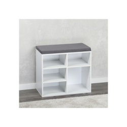 Kesper ksp15905 mini cipelarnik beli sa jastukom za sedenje 51.5 x 48 x 29,5 cm