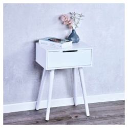 Kesper ksp15970 noćni stočić beli 40 x 30 x 59 cm