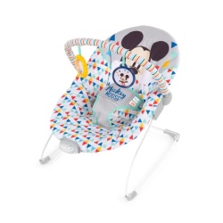 Kids ii 11896 lezaljka sa vibracijom za bebe mickey mouse "triangles" (max 9kg) ( SKU11896 )
