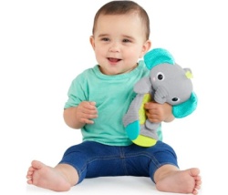 Kids ii  12347 bright starts  glodalica - snuggle & teethe - elephant  0m+ ( SKU12347 ) -2