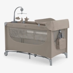Kikka Boo Krevetac Nighty Night premium 2 nivoa sa rancem i pultom Beige ( KKB11154 )