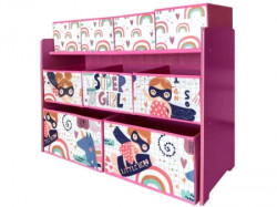 Kinder home organizator za igračke i knjige roze ( TF-6018 ) - Img 4