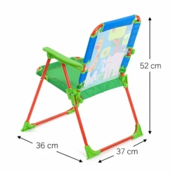 Kinder Home Sklopiva dečija stolica sa suncobranom tofi – za plažu, baštu i kampovanje ( 86125U )-5