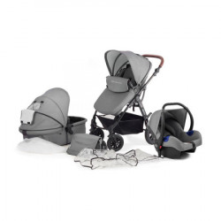 Kinderkraft decija kolica moov 3u1 grey ( KSMOOVCTGRY3000 ) - Img 1