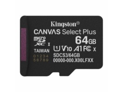 Kingston 64GB Canvas Select Plus SDCS3/64GBSP bez adaptera Micro SD