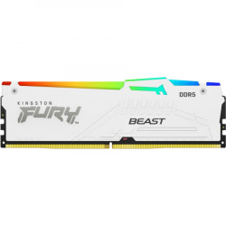 Kingston DDR5 16GB 6000MHz CL36 [fury beast] white RGB EXPO memorija ( KF560C36BWEA-16 ) - Img 1