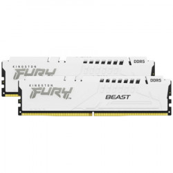 Kingston DDR5 64GB (2x32GB) 5200MHz CL40 [fury beast] white XMP memorija ( KF552C40BWK2-64 ) - Img 1