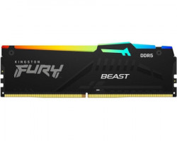 Kingston kf568c34bbea-16 dimm ddr5 16gb 6800mt/s fury beast black rgb expo  - Img 1