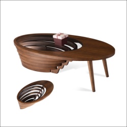 Klub sto Damla Tamni orah 1300x700x400 mm ( 800-532 )