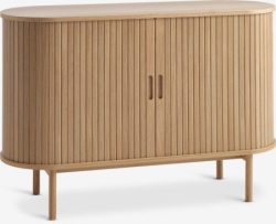 Komoda 120cm rolo vrata nat.hrast