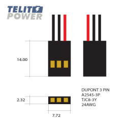 Konektor A2545-3P. TJC8-3P 24AWG ( P-2328 ) - Img 2