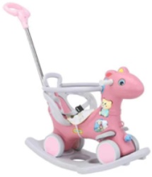 Konj za ljuljanje roze ( Y-RH13P-R )