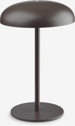 Lampa na baterije Ø14xV21cm tamno braon
