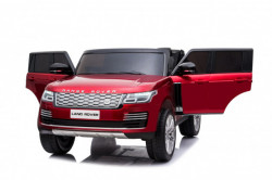 Land Rover Dvosed 4x4 Licencirani sa kožnim sedištima i mekim gumama - Crveni - Img 5