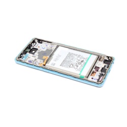 Lcd za samsung a725/a726 galaxy a72/a72 5g + touchscreen + frame blue full org eu ( LCD6118 )-1