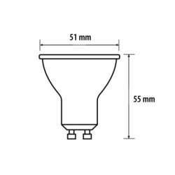 Ledvance LED sijalica toplo bela 6.9W ( 4058075198760E )-3