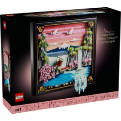 Lego art japanese cherry blossom landscape ( LE31218 )