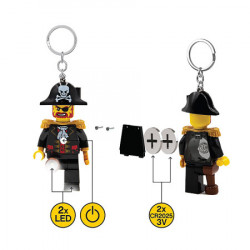 Lego Iconic privezak za ključeve sa svetlom: Kapetan Kockobradi ( LGL-KE23H ) - Img 4
