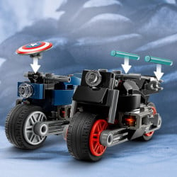 Lego Motocikli Crne Udovice i Kapetana Amerike ( 76260 ) - Img 6