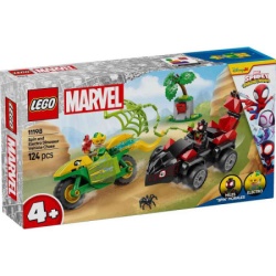 Lego spidey spin and electro dinosaur vehicle chase ( LE11198 ) -1