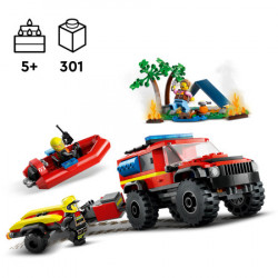 Lego Vatrogasni kamion 4x4 s čamcem za spasavanje ( 60412 ) - Img 8