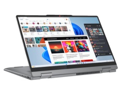  Lenovo IdeaPad 5 2in1 14AHP9 DOS/14" WUXGA OLED/Ryzen 7-8845HS/16GB/1TB/FPR/bklt SRB/sivi Laptop ( 83DR006HYA ) -2