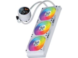 Levelplay Combat Liquid 360 HUD AIO/sa ekranom/bela Vodeno hladenje za CPU ( KRW-H13NN-20APN-GW1 )