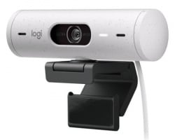 Logitech Brio 500 Full HD Webcam bela  - Img 4