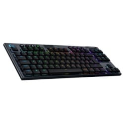 Logitech g915 x lightspeed tkl wireless gaming keyboard - black - us int'l - 2.4ghz/bt  - emea28i-935 - tactile ( 920-012721 ) -3