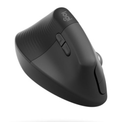 Logitech lift left bluetooth vertical ergonomic mouse graphite black ( 910-006474 ) -3