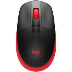 Logitech M190 full-size wireless mouse red - 2.4GHZ - EMEA - M190 ( 910-005908 )  - Img 1