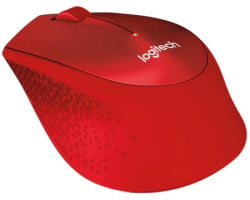 Logitech M330 silent plus wireless crveni miš - Img 1