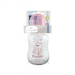 Lorelli flasica staklena 125ml (0m+) - blush pink ( 10200610003 )  - Img 2