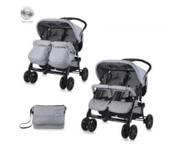 Lorelli kolica kolica za bebe twin grey cool grey (2023) + torba ( 10020072386 )  - Img 1