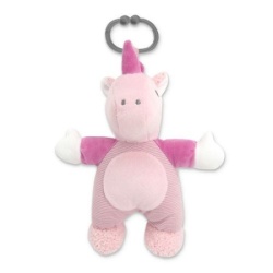 Lorelli plisana igracka muzicka - unicorn pink natural ( 10191440007 )