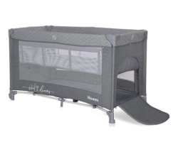 Lorelli prenosivi krevet noemi 2 nivoa cool grey star ( 10080552216 )
