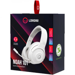Lorgar noah 101, gaming headset with microphone, white ( LRG-GHS101W ) - Img 4