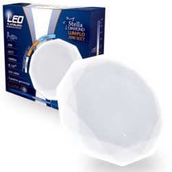 Lumax led plafonjera stella diamond lumplo-20w 3cct (6000/4000/3000k) 1600lm 260x60 ( 006922 )