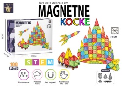 Magnetne Kocke Magnetni konstruktor Raketa 100 delova Magnetne kocke ( SW12762 )