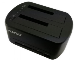 Maiwo HDD dual docking station USB 3.0, 2.5"/3.5"+Card reader+1xUSB3.0 HUB - Img 3