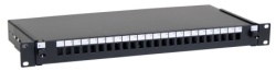 Masterlan Patch panel 24 Simplex SC sa kasetom, bez modula, crni ( 5635 )-1