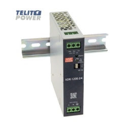 Mean Well XDR-120E-24 – 120W DIN Rail AC/DC napajanje, 24V izlaz ( 4968 )