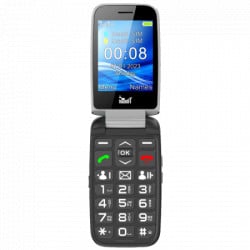 MeanIT senior flip max - crni mobilni telefon - Img 1