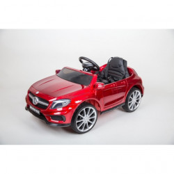 Mercedes GLA 45 AMG Licencirani auto za decu na akumulator sa kožnim sedištem i mekim gumama - Crveni - Img 2