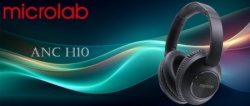 Microlab ANC H10 Bluetooth V5.3 slušalice sa mikrofonom, 500mAh, 32ohm, 40mm, USB Type-C
