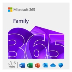 Microsoft EP2-32329 M365 Family English Sub 1YR Central/Eastern Euro Only Medialess FY25H2