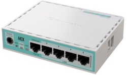 Mikrotik E50UG hEX, 5x Gigabit Ethernet ports, Passive PoE-1