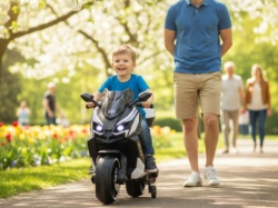 Motor na akumulator veliki - Sport veliki - Beli